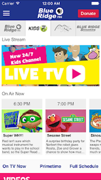 Imagen 1 para Blue Ridge PBS App
