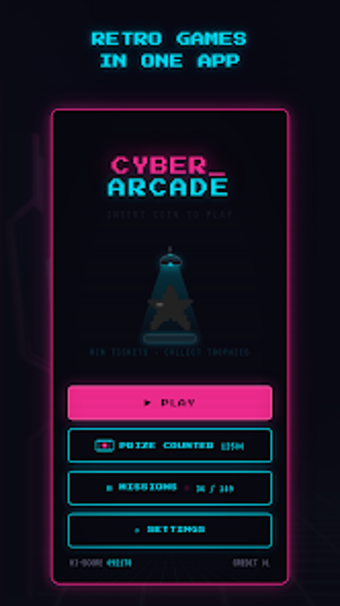 Image 0 for CYBER ARCADE: Retro Games