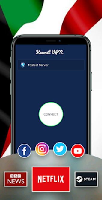Imagen 3 para Kuwait VPN - Free VPN Mas…