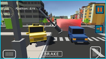 Image 2 for Blocky Cars Road Racing 3…