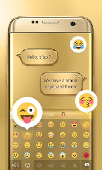 Image 0 for 3D Gold 2018 GO Keyboard …