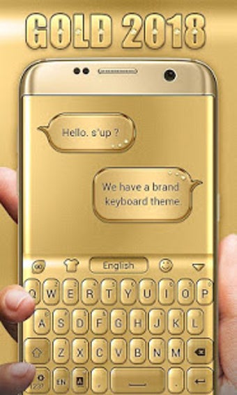 Image 2 for 3D Gold 2018 GO Keyboard …