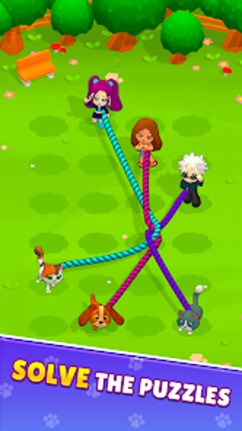 Image 0 for Knotty Pets: Untangle Lea…