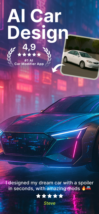 Image 0 for AI Car Designer Modify  T…