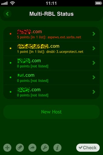 Image 0 for RBL Status ~ DNSBL status…