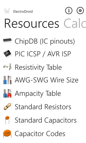 Image 1 for ElectroDroid Pro for Wind…