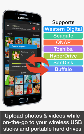 Image 1 for PhotoSync NAS Add-On