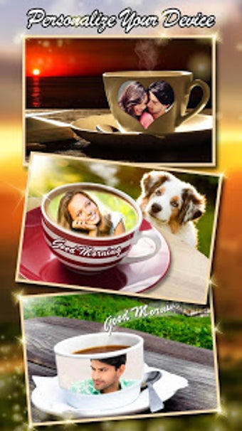 Image 1 for Cup Photo Frames Good Mor…