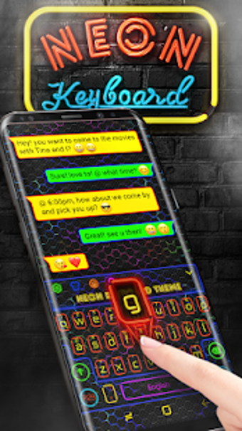 Image 0 for Neon Keyboard