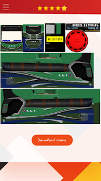 Imagen 3 para Livery Bussid SHD ALS