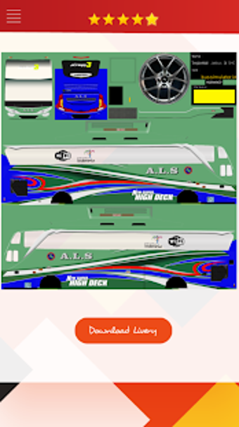 Imagen 0 para Livery Bussid SHD ALS