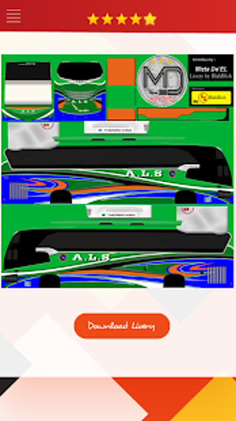 Imagen 1 para Livery Bussid SHD ALS