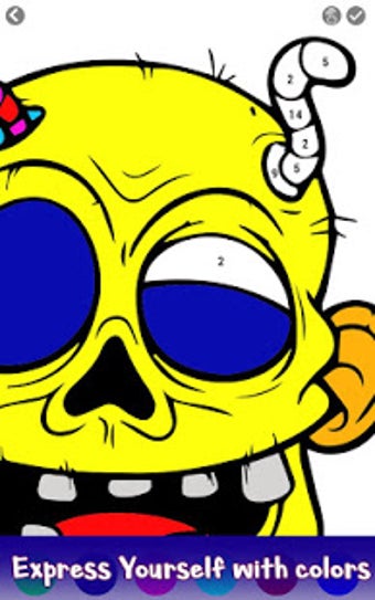 Imagen 1 para Halloween Paint by Number…