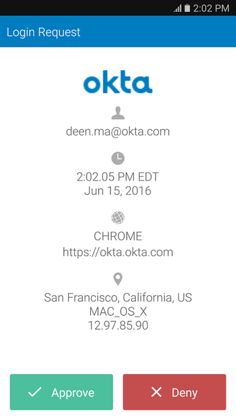 Imagen 1 para Okta Verify