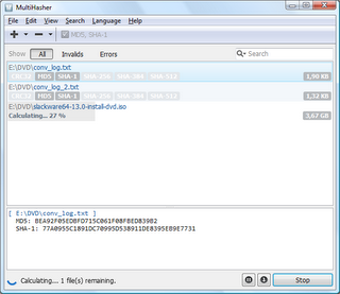Image 0 for MultiHasher Portable