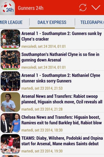 Imagen 0 para 24h News for Arsenal