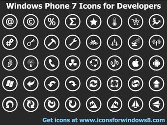 Image 0 for Windows Phone 7 Icons for…