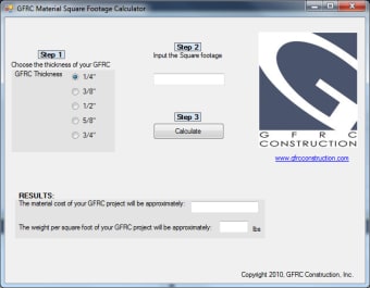 Image 0 for GFRC Calculator