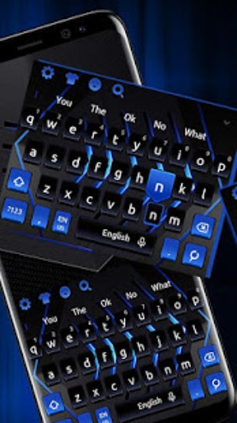 Image 1 for Black Blue Keyboard