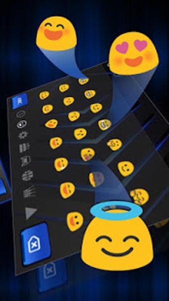 Image 0 for Black Blue Keyboard