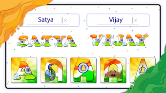 Image 0 for Indian Flag Name Maker