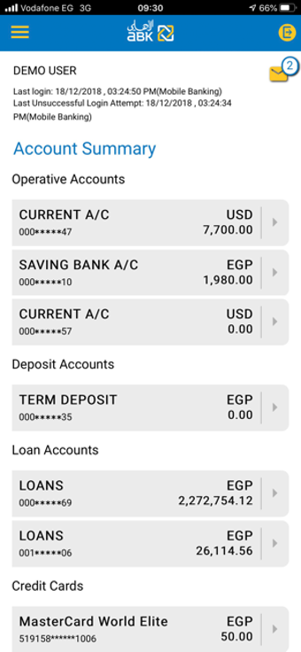 Image 1 for ABK-Egypt Mobile Banking