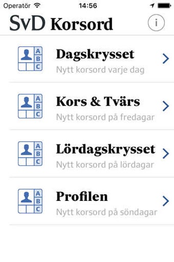 Image 0 for SvD korsord