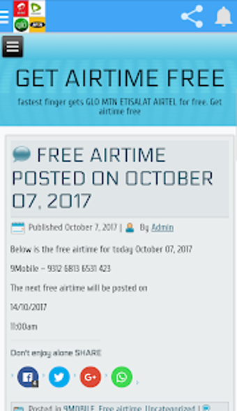 Image 1 for GET AIRTIME FREE