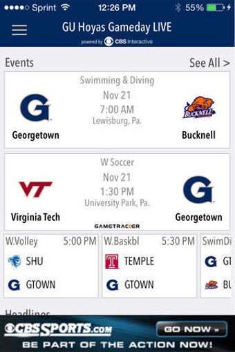 Imagen 0 para Georgetown Hoyas Gameday …