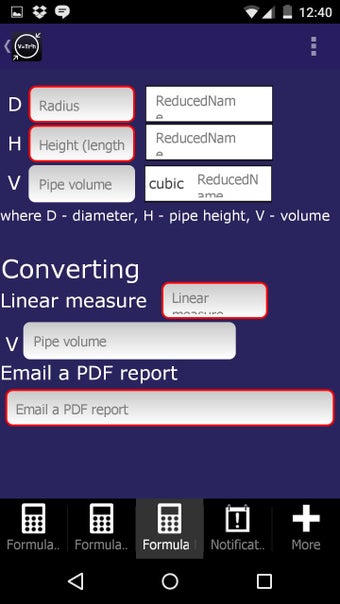 Image 2 for Oilfield Pipe Volume app