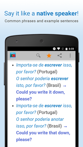 Imagen 2 para Portuguese Dictionary