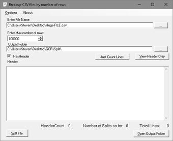 Imagen 0 para CSV-Splitter