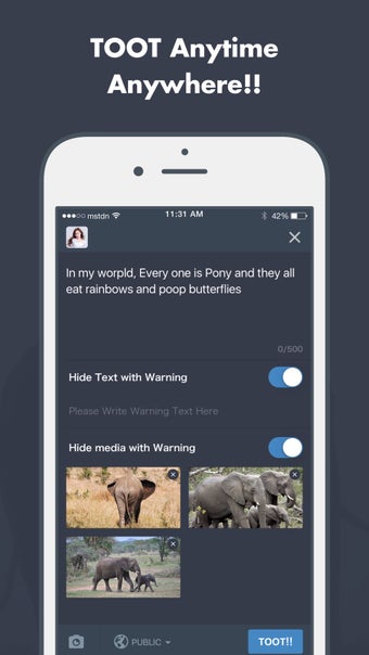 Image 0 for MASTODON CLIENT - GON