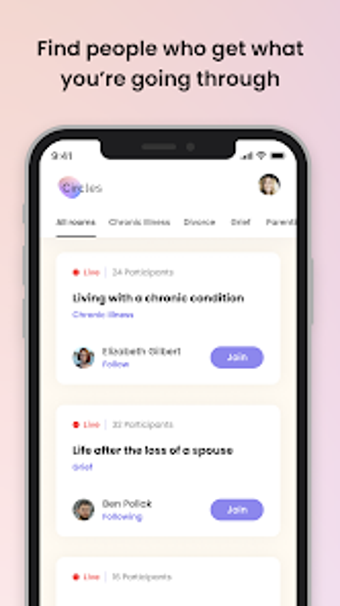Image 0 for Circles - Online Group Su…