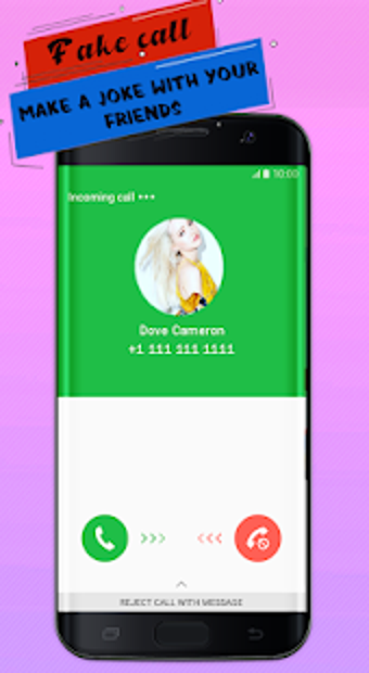Imagen 2 para Dove Cameron fake call
