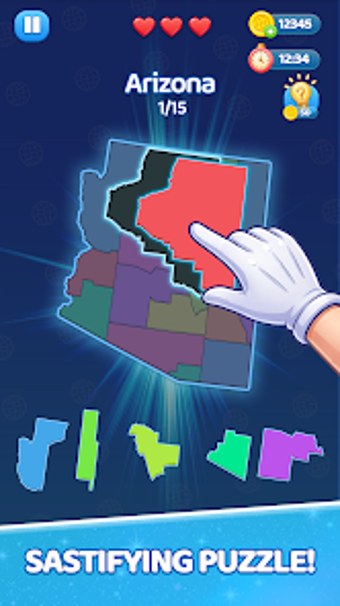 Imagen 0 para World Fit : States Puzzle