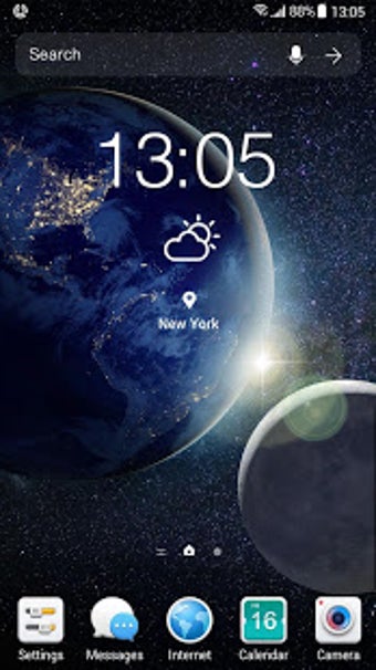 Imagen 0 para Earth & Moon Live Wallpap…
