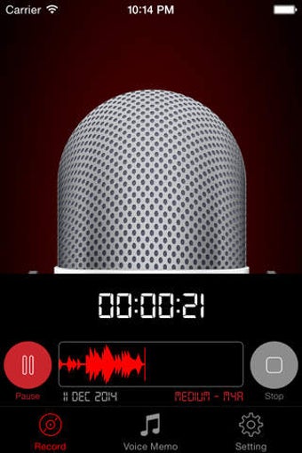 Imagen 0 para HD Audio Recorder : WAV,M…