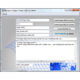 Imagen 0 para WP Plugin Creator for Wor…