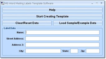 Imagen 0 para MS Word Mailing Labels Te…