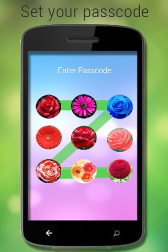 Imagen 1 para Passcode Flowers Lock Scr…