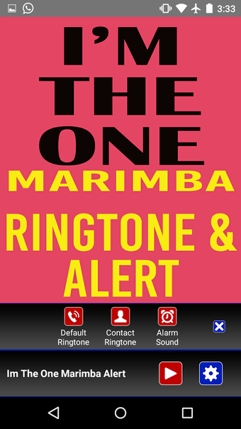 Image 0 for I'm The One Marimba Ringt…