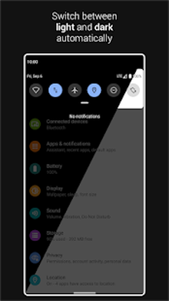 Imagen 1 para Automatic Dark Theme for …