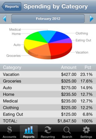 Image 7 for Accounts Lite - Checkbook