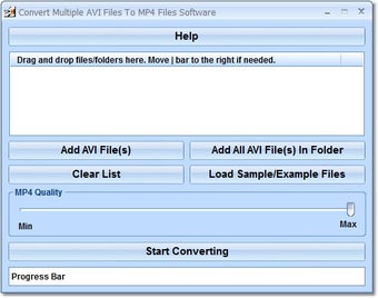 Image 0 for Convert Multiple AVI File…