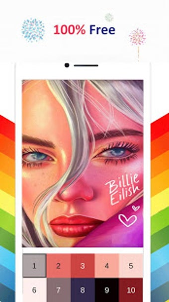 Image 3 for Billie Eilish Color by Nu…