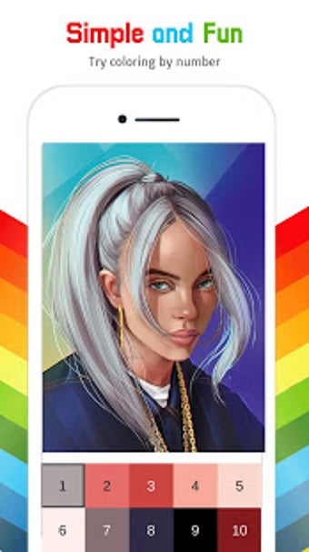 Image 0 for Billie Eilish Color by Nu…