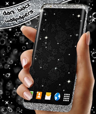 Image 0 for HD Black Live Wallpaper -…