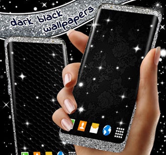 Image 1 for HD Black Live Wallpaper -…