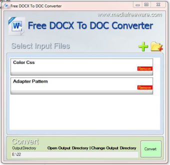 Image 0 for Free Docx to Doc Converte…